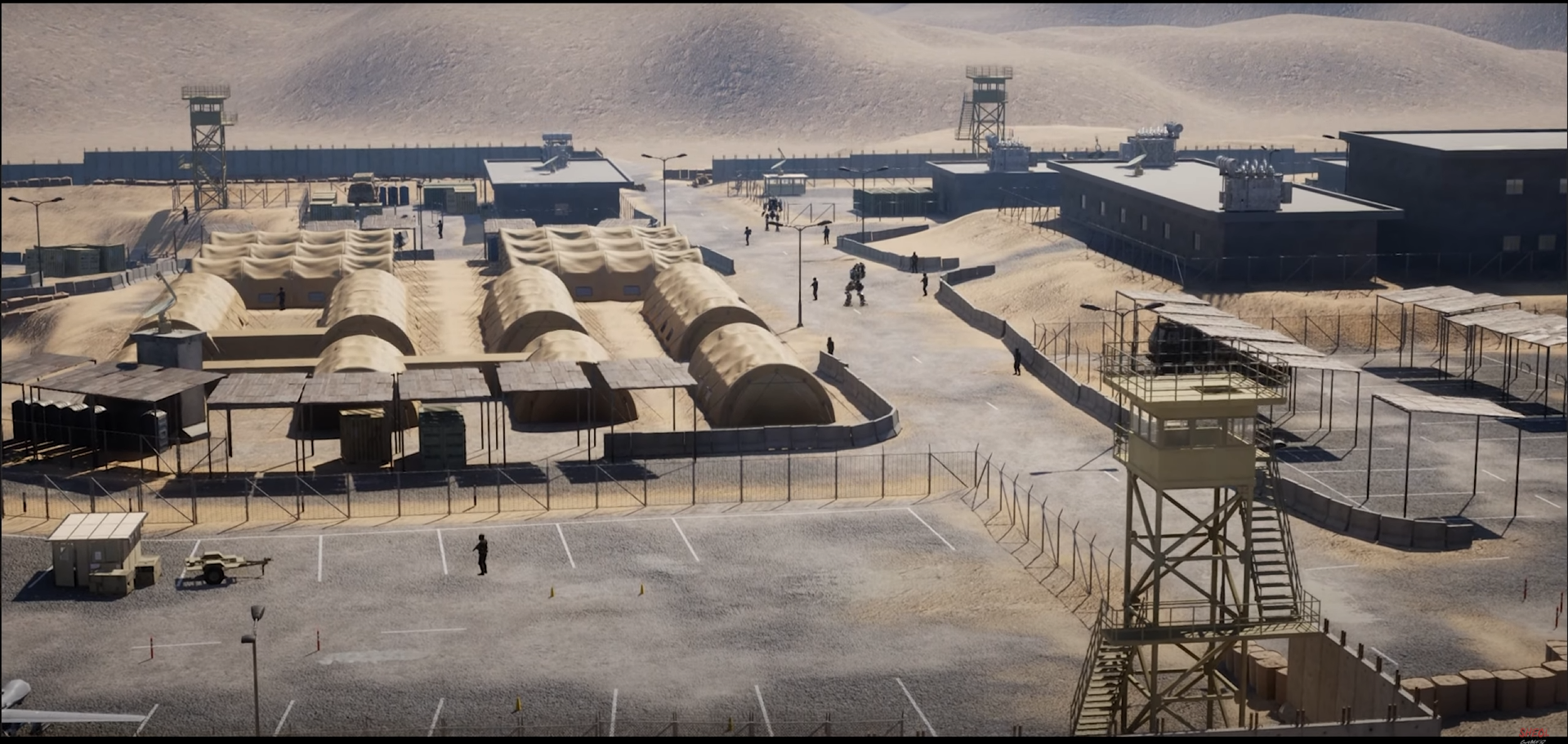 Valorous - Aerial View of Military Compound